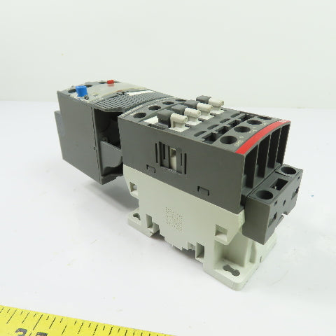 ABB AF12-30-10-13 3-Pole IEC Contactor w/EF19-18.9 Overload Relay 100-250V Coil