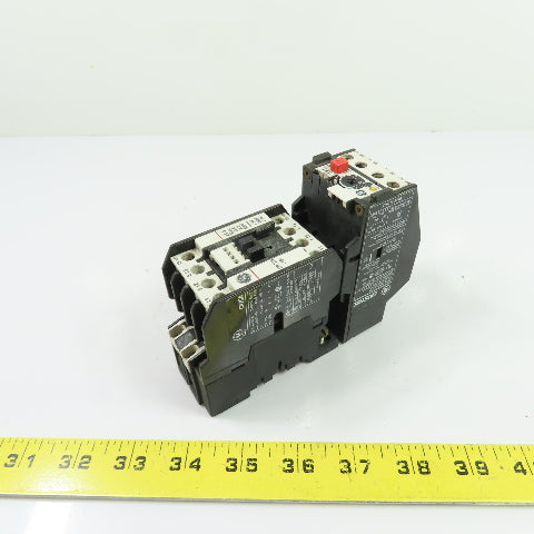 General Electric CR7CA-10 Contactor 600VAC w/ CR7G1WL Overload Relay 5.5-7.5A