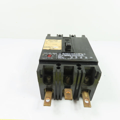 Westinghouse 229P266H01 1265C95G09 150A 3-Pole Circuit Breaker 600VAC