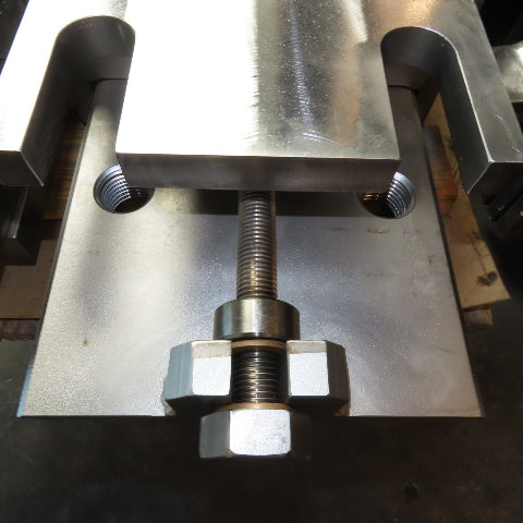 Stainless Steel Mounted Linear Tension Adjustment Fixture Screw Plate See Info
