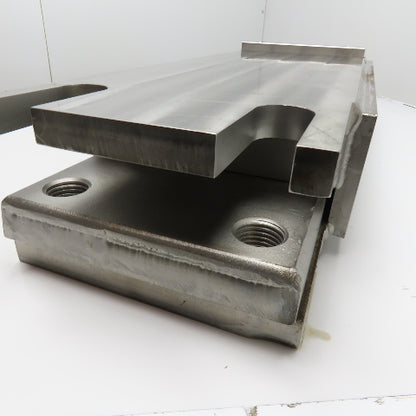 Stainless Steel Mounted Linear Tension Adjustment Fixture Screw Plate See Info