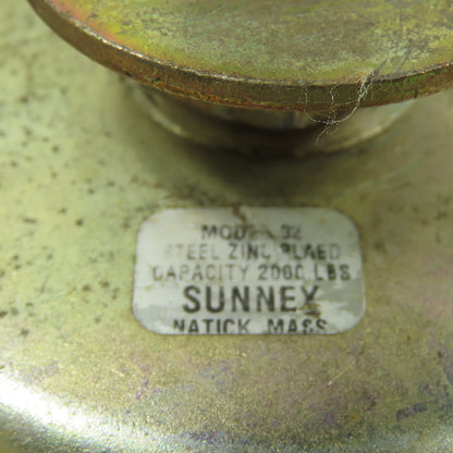 Sunnex 32 4" OD x 5-1/2" Tall Adjustable Leveling Mount Foot 2000LB Cap Lot Of 4