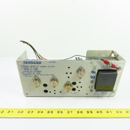 International Power ICP503 Linear DC Power Supply 5/12/24VDC Output 100-240V In