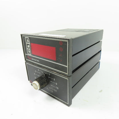 Pyromation 423-11-4JF1-02 12 Position Digital Temp Indicator Type J T/C 120VAC