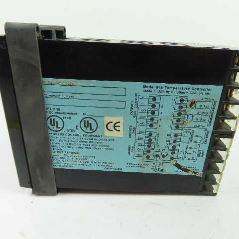 Eurotherm 94C Digital Temperature Controller (Plastic Housing ONLY)