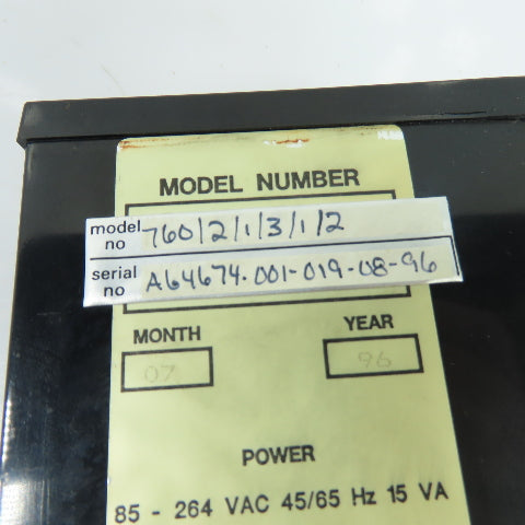 Eurotherm 760/2/1/3/1/2 Digital Process Indicator (Plastic Housing ONLY)