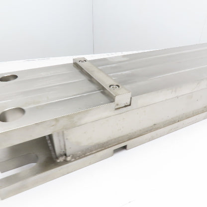 36-1/2" x 10-1/2" Stainless Steel Fixture Riser Bolster Plate Parallel 6" Tall