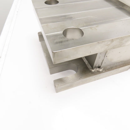 36-1/2" x 10-1/2" Stainless Steel Fixture Riser Bolster Plate Parallel 6" Tall