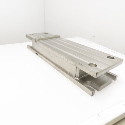 36-1/2" x 10-1/2" Stainless Steel Fixture Riser Bolster Plate Parallel 6" Tall