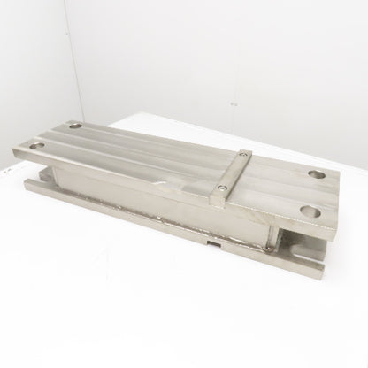 36-1/2" x 10-1/2" Stainless Steel Fixture Riser Bolster Plate Parallel 6" Tall