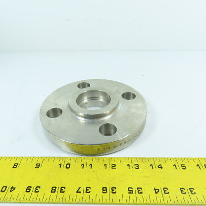 1-1/2" 300LB Socket Weld Stainless Steel Raised Face Flange