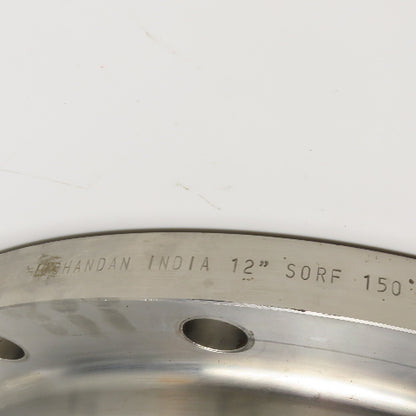 Chandan 12" Slip-On Raised Face Flange 304/304L Stainless Steel 150#
