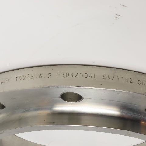 Chandan 12" Slip-On Raised Face Flange 304/304L Stainless Steel 150#
