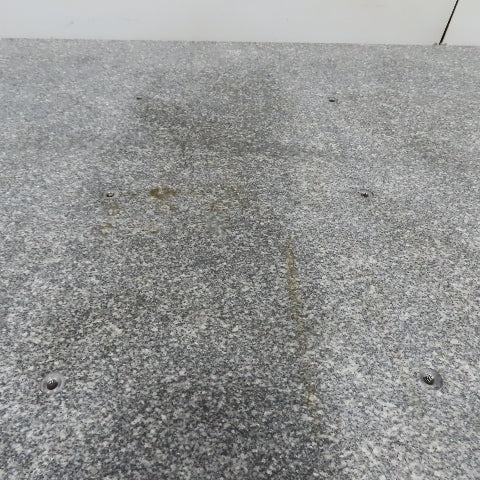 96" x 48" x 14" Thick Salt & Pepper Granite Inspection Surface Plate W/ Stand