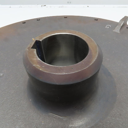 Bofus 410-724 S-8380 23-1/2" OD Cast Iron Scavenger Pump Impeller 2-13/16" Bore