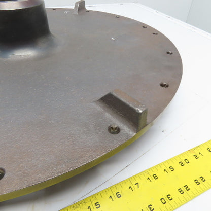 Bofus 410-724 S-8380 23-1/2" OD Cast Iron Scavenger Pump Impeller 2-13/16" Bore