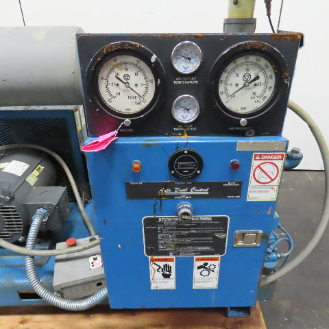 Quincy 20HP Rotary Screw Vacuum Pump Air Compressor 230/460V 3Ph 11,408.7Hrs