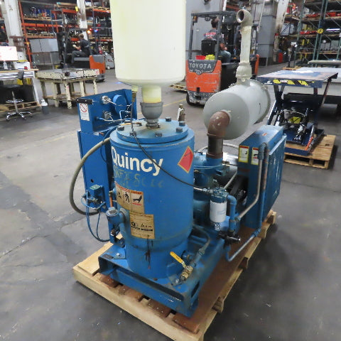 Quincy 20HP Rotary Screw Vacuum Pump Air Compressor 230/460V 3Ph 11,408.7Hrs