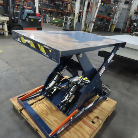 1/2 Ton 1000LB Electric Scissor Lift Table 48" x 32" 115V 1Ph 44-1/2" Max Lift