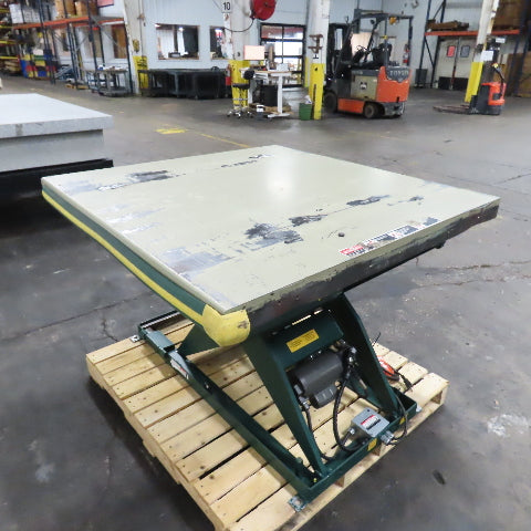 Southworth LS4-36GHC 48" x 48" Scissor Lift Table 2-Ton 4000LB 115V 1Ph 43"Lift