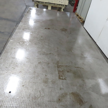 72" x 36" x 1-1/4" Thick Cast Iron Webbed Surface Plate Layout Table 36.5" Tall