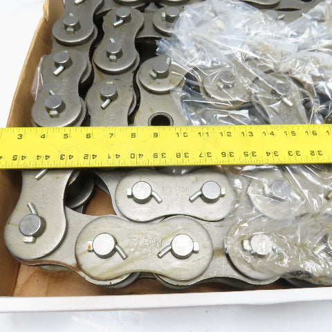 Tsubaki RS240 240 COT 10FT Roller Chain 10ft Cottered ANSI #240 Pitch NIB