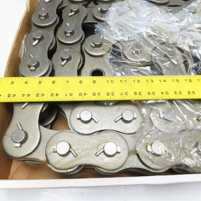 Tsubaki RS240 240 COT 10FT Roller Chain 10ft Cottered ANSI #240 Pitch NIB
