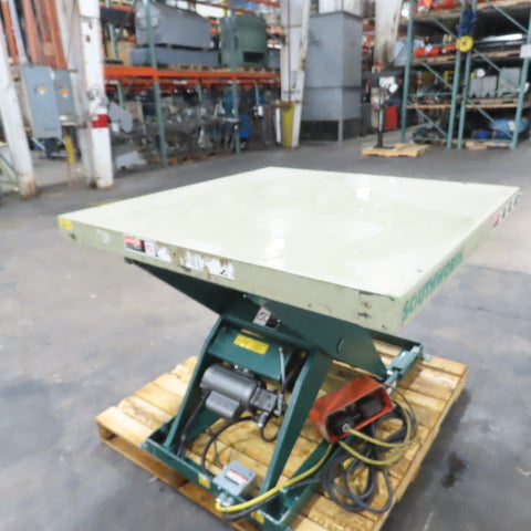 Southworth LS4-36 48" x 48" Scissor Lift Table 2-Ton 4000LB 115V 1Ph 42.5" Lift