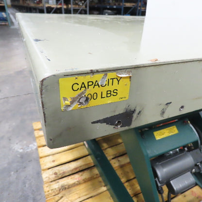 Southworth LS4-36 48" x 48" Scissor Lift Table 2-Ton 4000LB 115V 1Ph 42.5" Lift