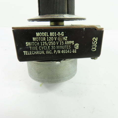 Telechron 801-0-G 30 Minute Timer Switch 125/250V 15A
