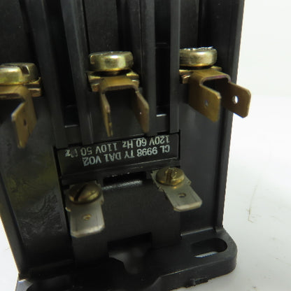 Square D 8910DPA33V02 Definite Purpose Contactor 3-Pole 30A FLA 40A 120VAC Coil