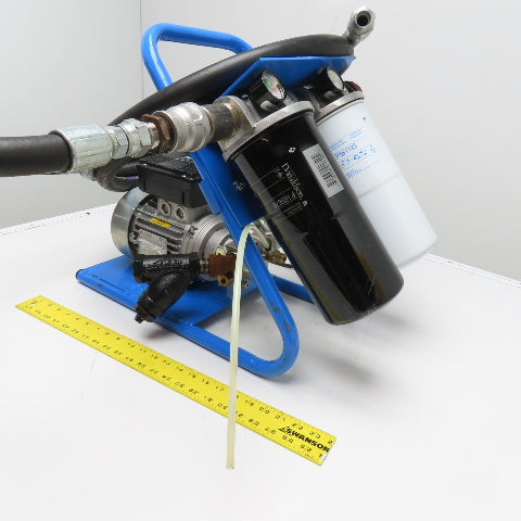 Piusi VISCOMAT 200/2 F0030421D Oil Transfer Pump Cart 120V 1Ph 9 L/min 12 bar