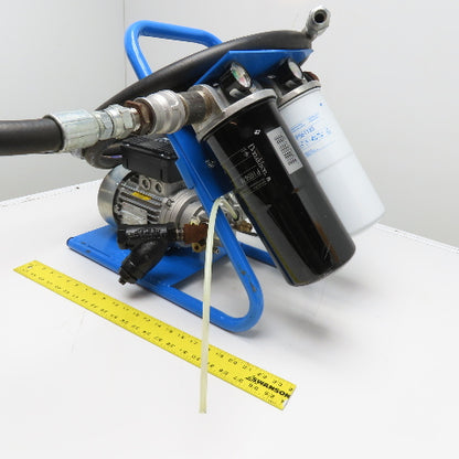 Piusi VISCOMAT 200/2 F0030421D Oil Transfer Pump Cart 120V 1Ph 9 L/min 12 bar