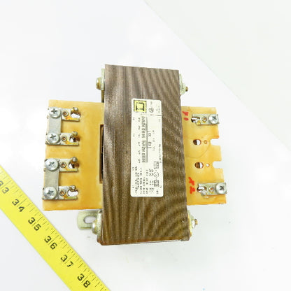 Square D K750D1 0.75KVA Industrial Control Transformer 220/480V Pri 110/120V Sec