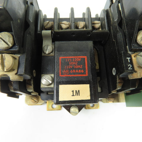 Allen-Bradley 709-TOD103 Size 00 3-4 Pole Motor Starter 115-120V Coil Ser K