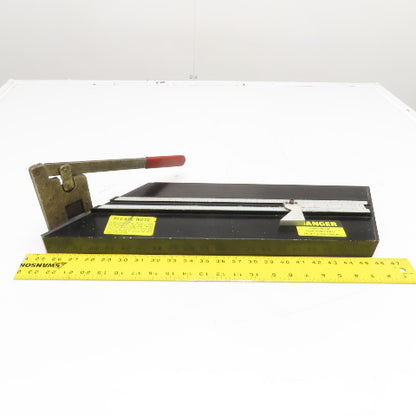 Palmetto Style 1120 Manual Benchtop Guillotine Shear Packing Material Cutter
