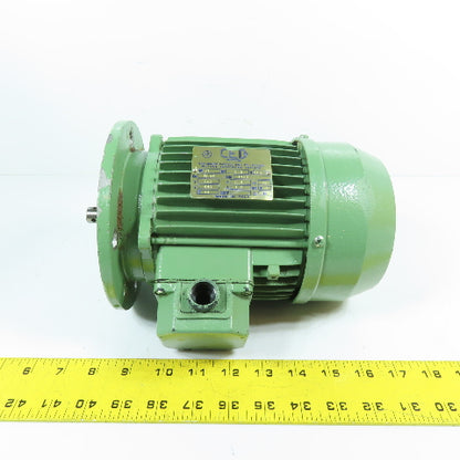 CEG M 71 0.6HP Electric Motor 220/440V 3Ph M 71 Frame 1700RPM Flange