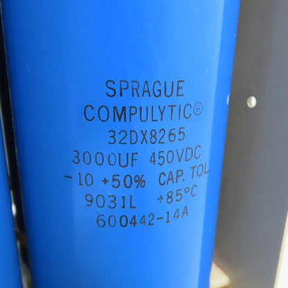 Sprague 600442-14A 32DX8265 DC Bus Capacitor Bank Assembly 450VDC