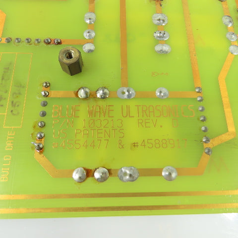 Blue Wave Ultrasonics 103213 N/A Circuit Board Rev D