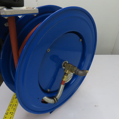 Retractable Spring Return Pneumatic Air Hose Reel 3/8" Id Hose