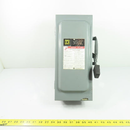 Square D D322N 60A Fusible Safety Disconnect Switch 240VAC