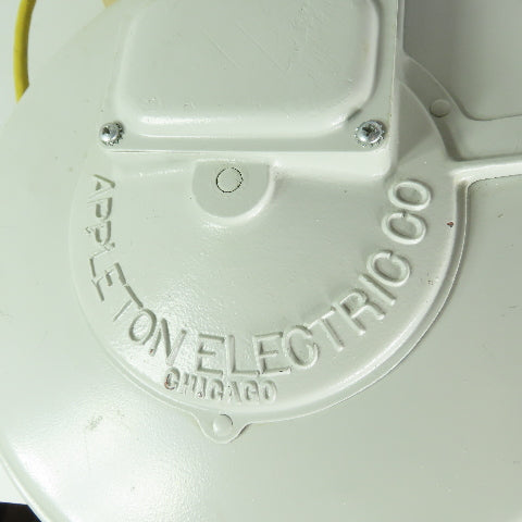 Appleton Electric Reelite Retractable Extension Cord Reel Drop Light 38'