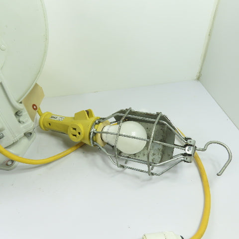 Appleton Electric Reelite Retractable Extension Cord Reel Drop Light 38'