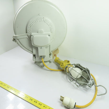 Appleton Electric Reelite Retractable Extension Cord Reel Drop Light 38'