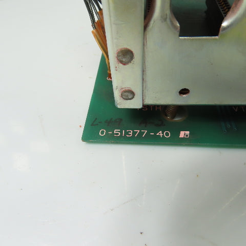 Reliance Electric 0-51377-40 5-Slot Card Rack Chassis Backplane Assembly