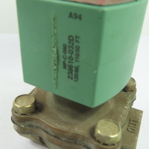 ASCO 8210G95 3/4" NPT Solenoid Valve 110/120V 150PSI