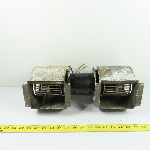 Kooltronic 100261-08 71621103 Dual Squirrel Cage Blower Fan Assembly 115V