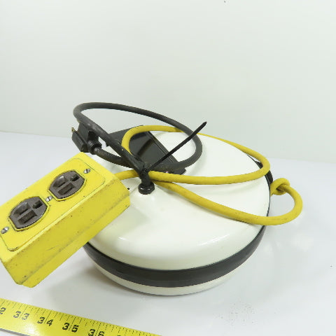 Woodhead N/A Retractable Cord Reel w/ Duplex Outlet Box 110/120V 25'