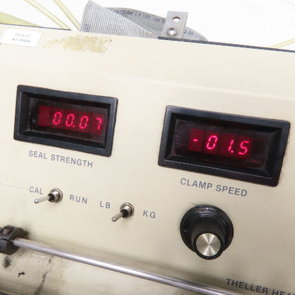 H.W. Theller, Inc. Model D Mini Tensile Heatseal Tester 120V 60Hz w/ Manual