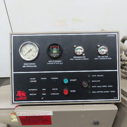 LeROI A219-180 G4 50HP Rotary Screw Air Compressor 100 PSI 230/460V 3Ph